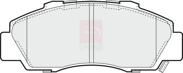 Apec Blue PD3440 Brake Pad Set, disc brake - 3