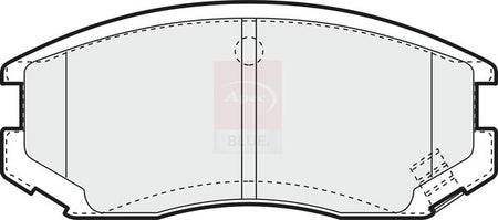 Apec Blue PD3441 Brake Pad Set, disc brake - 1