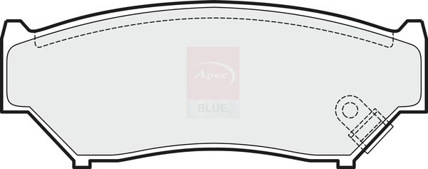 Apec Blue PD3445 Brake Pad Set, disc brake - 2