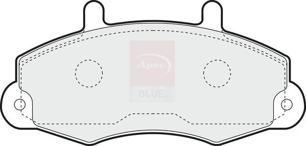 Apec Blue PD3446 Brake Pad Set, disc brake - 1