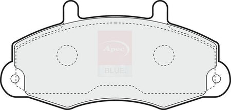 Apec Blue PD3446 Brake Pad Set, disc brake - 1