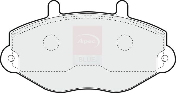 Apec Blue PD3447 Brake Pad Set, disc brake - 1