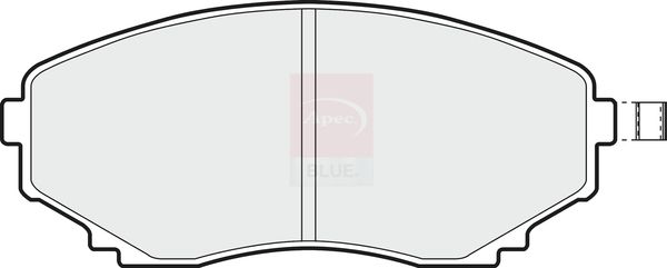 Apec Blue PD3449 Brake Pad Set, disc brake - 1