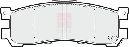 Apec Blue PD3450 Brake Pad Set, disc brake - 1