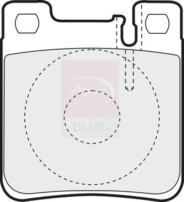 Apec Blue PD3454 Brake Pad Set, disc brake - 1