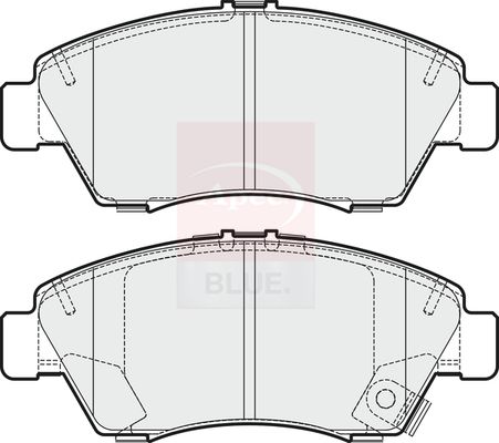 Apec Blue PD3456 Brake Pad Set, disc brake - 2