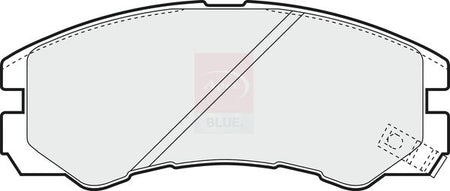 Apec Blue PD3458 Brake Pad Set, disc brake - 1