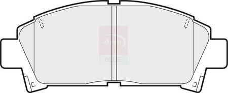 Apec Blue PD3460 Brake Pad Set, disc brake - 1