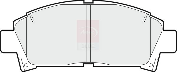 Apec Blue PD3460 Brake Pad Set, disc brake - 1