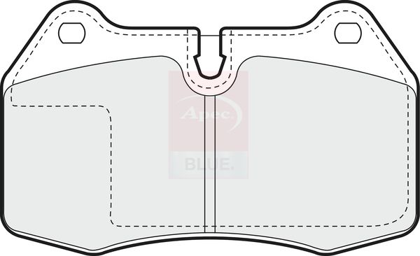 Apec Blue PD3464 Brake Pad Set, disc brake - 1