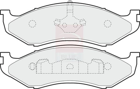 Apec Blue PD3470 Brake Pad Set, disc brake - 1