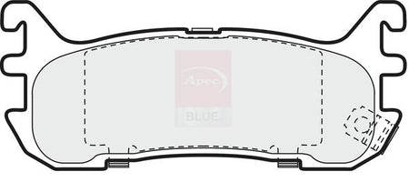Apec Blue PD3473 Brake Pad Set, disc brake - 1