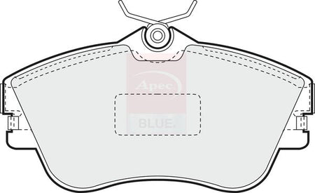 Apec Blue PD3474 Brake Pad Set, disc brake - 1