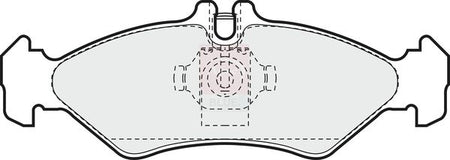 Apec Blue PD3478 Brake Pad Set, disc brake - 1