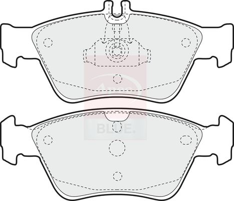 Apec Blue PD3479 Brake Pad Set, disc brake - 1