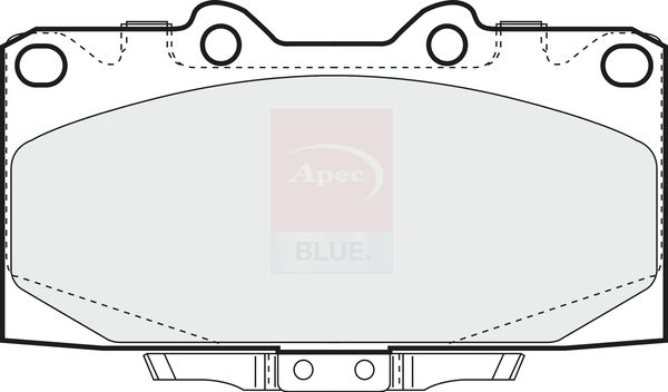 Apec Blue PD3486 Brake Pad Set, disc brake - 1