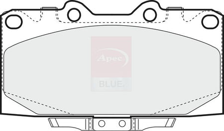Apec Blue PD3486 Brake Pad Set, disc brake - 1