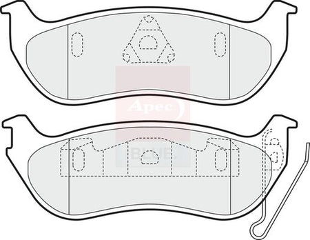 Apec Blue PD3491 Brake Pad Set, disc brake - 1