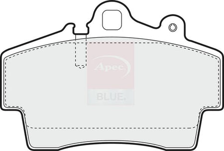 Apec Blue PD3493 Brake Pad Set, disc brake - 1