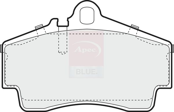 Apec Blue PD3494 Brake Pad Set, disc brake - 1