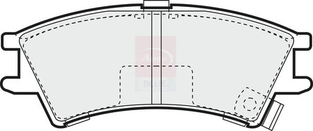 Apec Blue PD3499 Brake Pad Set, disc brake - 1