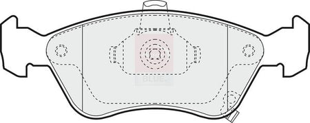 Apec Blue PD3500 Brake Pad Set, disc brake - 1