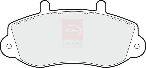 Apec Blue PD3501 Brake Pad Set, disc brake - 1