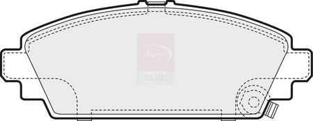 Apec Blue PD3505 Brake Pad Set, disc brake - 1