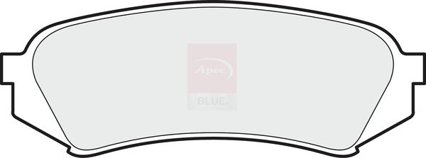 Apec Blue PD3507 Brake Pad Set, disc brake - 1