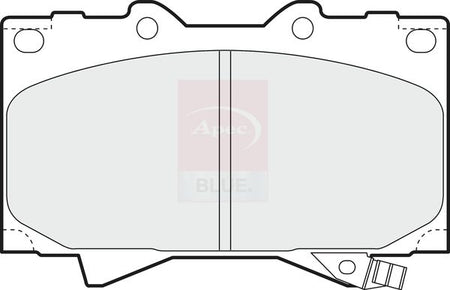 Apec Blue PD3508 Brake Pad Set, disc brake - 1