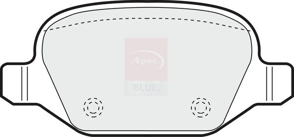 Apec Blue PD3514 Brake Pad Set, disc brake - 1