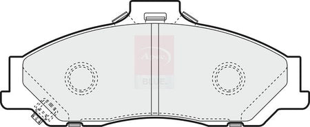 Apec Blue PD3518 Brake Pad Set, disc brake - 1