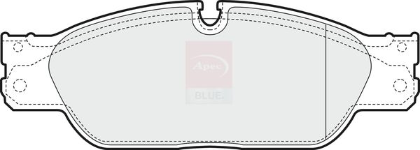 Apec Blue PD3519 Brake Pad Set, disc brake - 1