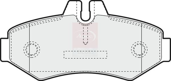 Apec Blue PD3522 Brake Pad Set, disc brake - 1