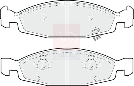 Apec Blue PD3523 Brake Pad Set, disc brake - 1