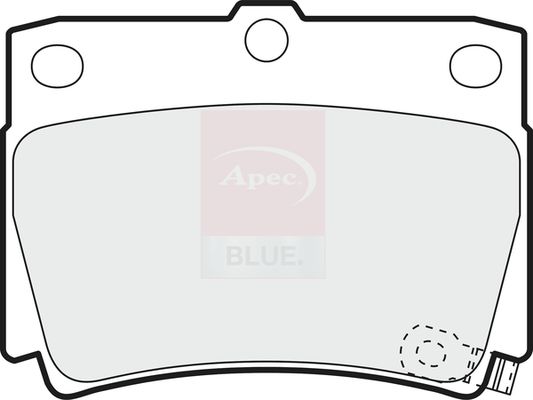 Apec Blue PD3529 Brake Pad Set, disc brake - 1