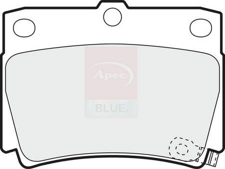 Apec Blue PD3529 Brake Pad Set, disc brake - 1