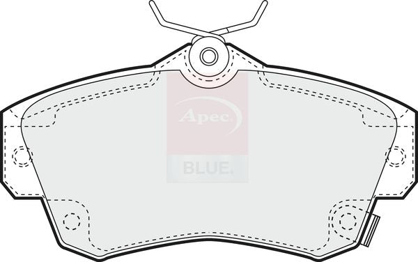 Apec Blue PD3530 Brake Pad Set, disc brake - 1