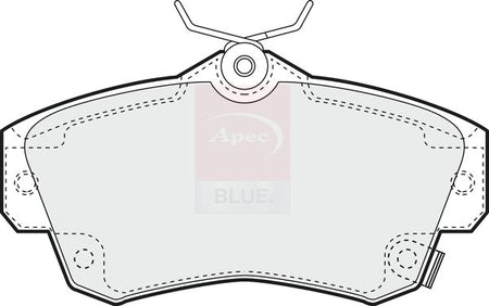 Apec Blue PD3530 Brake Pad Set, disc brake - 1