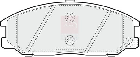 Apec Blue PD3534 Brake Pad Set, disc brake - 1