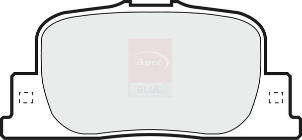 Apec Blue PD3541 Brake Pad Set, disc brake - 1