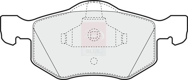 Apec Blue PD3542 Brake Pad Set, disc brake - 1