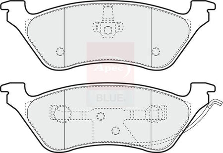 Apec Blue PD3544 Brake Pad Set, disc brake - 1
