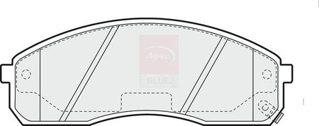 Apec Blue PD3546 Brake Pad Set, disc brake - 1