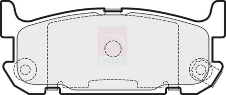 Apec Blue PD3549 Brake Pad Set, disc brake - 1