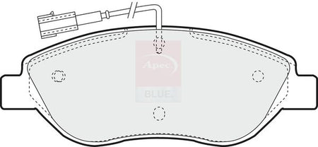Apec Blue PD3554 Brake Pad Set, disc brake - 1