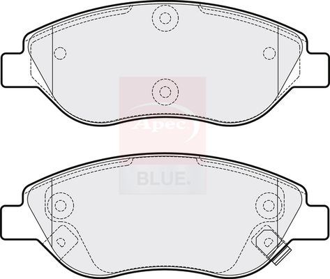 Apec Blue PD3556 Brake Pad Set, disc brake - 1