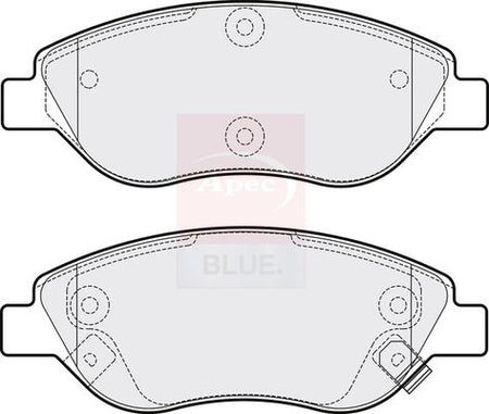 Apec Blue PD3556 Brake Pad Set, disc brake - 1