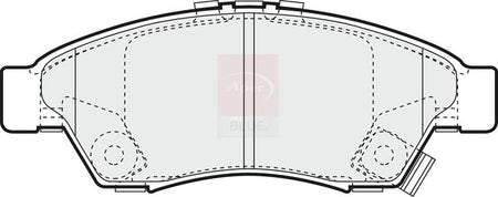 Apec Blue PD3558 Brake Pad Set, disc brake - 1