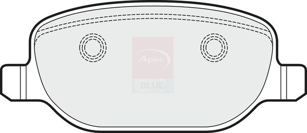 Apec Blue PD3560 Brake Pad Set, disc brake - 1